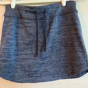 Athleta Techie Terry Skirt in Blue- Women's Extra Small - EUC.
